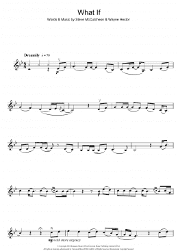 page one of What If (Violin Solo)