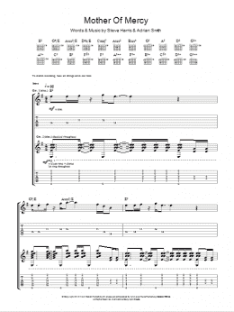 page one of Mother Of Mercy (Guitar Tab)