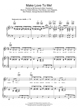 page one of Make Love To Me (Piano, Vocal & Guitar Chords)