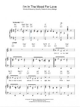page one of I'm In The Mood For Love (Piano, Vocal & Guitar Chords)