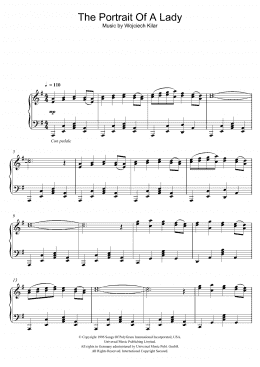 page one of The Portrait Of A Lady (End Credits) (Piano Solo)