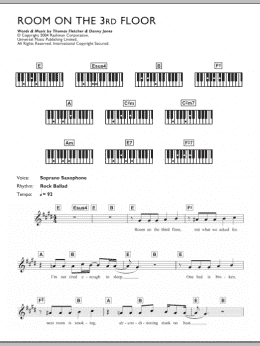 page one of Room On The 3rd Floor (Piano Chords/Lyrics)