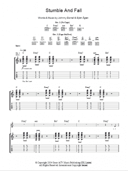 page one of Stumble And Fall (Guitar Tab)