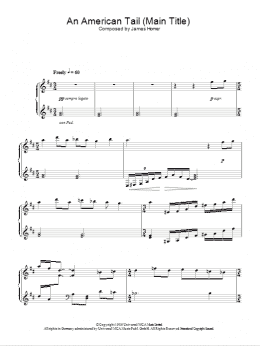 page one of An American Tail (Main Title) (Piano Solo)