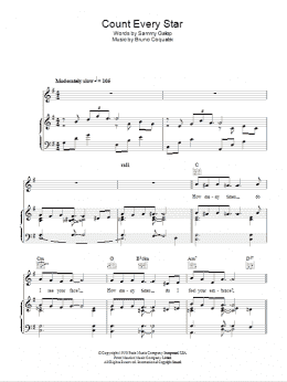 page one of Count Every Star (Piano, Vocal & Guitar Chords)