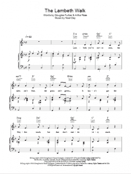 page one of The Lambeth Walk (Piano, Vocal & Guitar Chords)