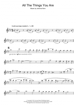 page one of All The Things You Are (Flute Solo)