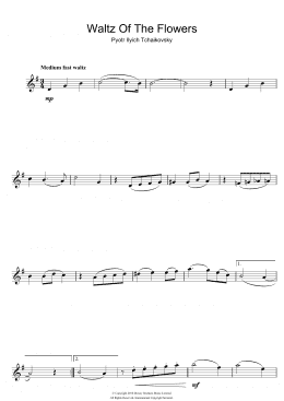 page one of Waltz Of The Flowers (from The Nutcracker Suite) (Flute Solo)