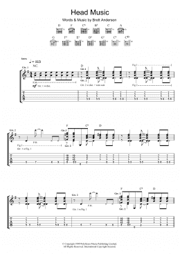 page one of Head Music (Guitar Tab)