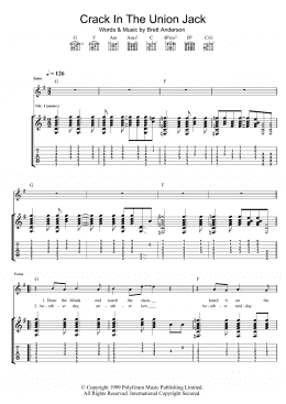 page one of Crack In The Union Jack (Guitar Tab)