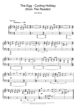 page one of The Egg - Cycling Holiday (from The Reader) (Piano Solo)