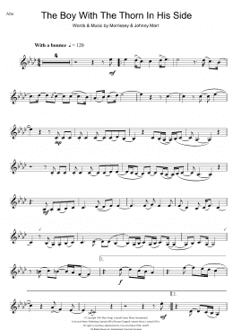 page one of The Boy With The Thorn In His Side (Alto Sax Solo)