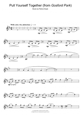 page one of Pull Yourself Together (from Gosford Park) (Alto Sax Solo)