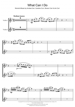 page one of What Can I Do (Violin Duet)