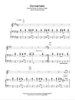 page one of Doncamatic (Piano, Vocal & Guitar Chords)