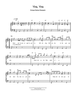 page one of Yira, Yira (Easy Piano)