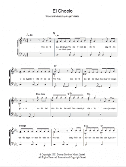 page one of El Choclo (Easy Piano)