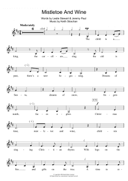 page one of Mistletoe And Wine (Clarinet Solo)