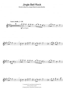 page one of Jingle Bell Rock (Alto Sax Solo)