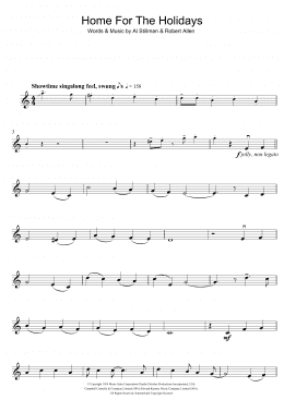 page one of (There's No Place Like) Home For The Holidays (Violin Solo)
