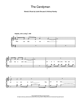 page one of The Candy Man (from Willy Wonka And The Chocolate Factory) (5-Finger Piano)