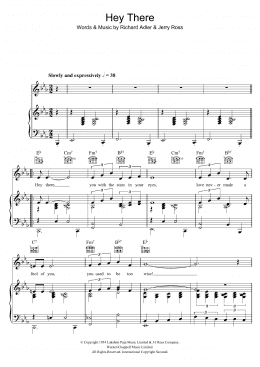 page one of Hey There (Piano, Vocal & Guitar Chords)
