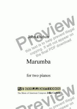 page one of Marumba