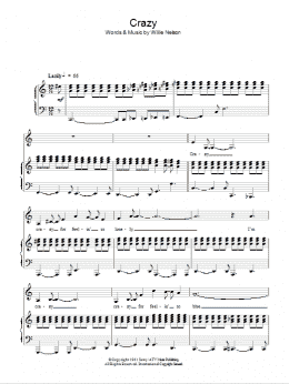 page one of Crazy (Piano & Vocal)