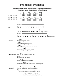 page one of Promises Promises (Guitar Chords/Lyrics)