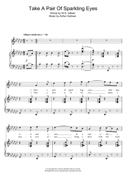 page one of Take A Pair Of Sparkling Eyes (Piano & Vocal)