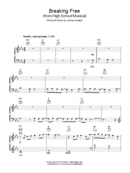 page one of Breaking Free (from High School Musical) (Easy Piano)