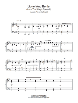 page one of Lionel And Bertie (Piano Solo)