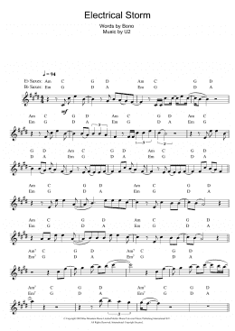 page one of Electrical Storm (Alto Sax Solo)
