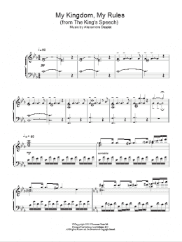 page one of My Kingdom, My Rules (Piano Solo)