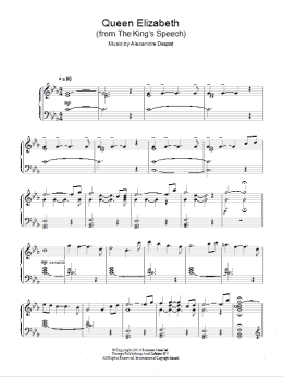 page one of Queen Elizabeth (Piano Solo)