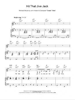 page one of Hit That Jive Jack (Piano, Vocal & Guitar Chords)