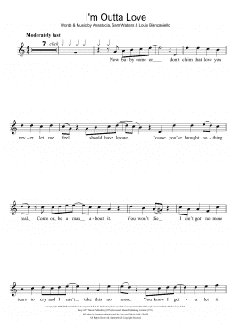 page one of I'm Outta Love (Violin Solo)