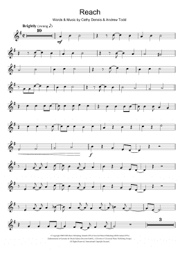 page one of Reach (Trumpet Solo)