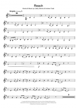page one of Reach (Clarinet Solo)