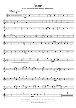 page one of Reach (Violin Solo)