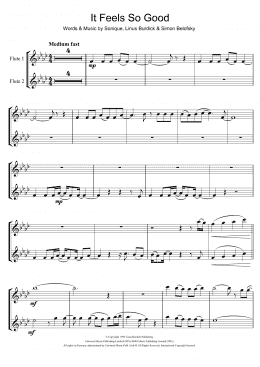 page one of It Feels So Good (Flute Duet)