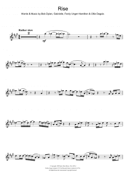 page one of Rise (Trumpet Solo)