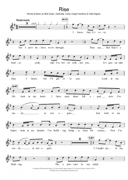 page one of Rise (Flute Solo)
