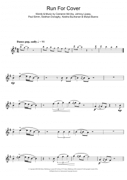 page one of Run For Cover (Flute Solo)
