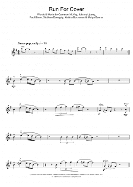 page one of Run For Cover (Violin Solo)