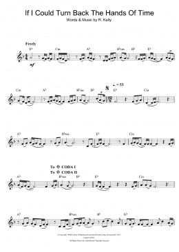 page one of If I Could Turn Back The Hands Of Time (Clarinet Solo)