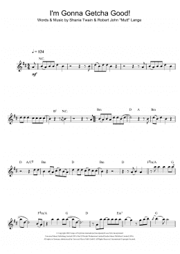 page one of I'm Gonna Getcha Good! (Flute Solo)