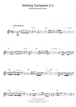 page one of Nothing Compares 2 U (Flute Solo)