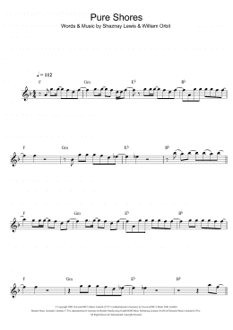 page one of Pure Shores (Flute Solo)