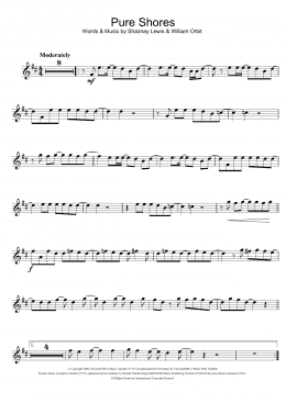 page one of Pure Shores (Trumpet Solo)
